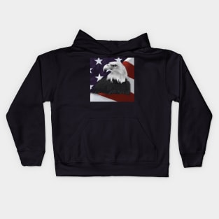 American Bald Eagle Kids Hoodie